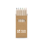 Printable box of 6 coloured pencils, Essential main view