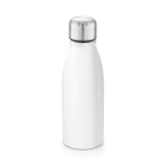 Aluminium bottle, 500 ml, City Sublim white colour