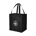 Non-woven fabric bag, 80 g/m² black colour