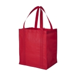 Non-woven fabric bag, 80 g/m² red colour