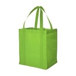 Non-woven fabric bag, 80 g/m² light-green colour