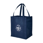 Non-woven fabric bag, 80 g/m² dark blue colour