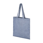 Cotton and recycled polyester bag, 210 g/m² blue colour