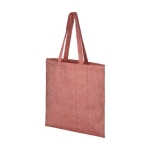 Cotton and recycled polyester bag, 210 g/m² red colour