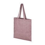 Cotton and recycled polyester bag, 210 g/m² garnet colour