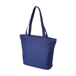 Bag with compartments, zipper and pocket royal blue colour