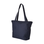 Bag with compartments, zipper and pocket navy-blue colour