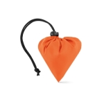 Foldable bag made from recycled plastic, Strawberry RPET orange colour first view