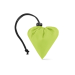 Foldable bag made from recycled plastic, Strawberry RPET light-green colour first view