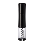 Electric corkscrew for merchandising black colour