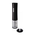 Electric corkscrew for merchandising black colour