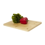 Sustainable wooden chopping board light wood colour