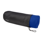 Blanket for outdoor and indoor use, polar with RPET cover royal blue colour