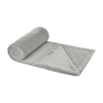 Very soft polar RPET blanket with 240 g/m² cover grey colour