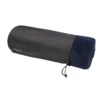 Very soft polar RPET blanket with 240 g/m² cover dark blue colour