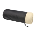 Travel polar blanket with transport cover, 180 g/m² beige colour