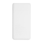 Pocket-sized external battery with two ports, 5,000 mAh white colour