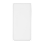 Pocket-sized external battery with two ports, 5,000 mAh white colour