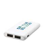 Pocket-sized external battery with two ports, 5,000 mAh