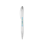 Transparent recycled ballpoint pen with blue ink Marksman® Honhua