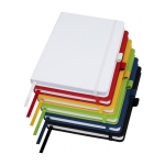 Recycled A5 notebook with lined pages Marksman® Honhua white colour