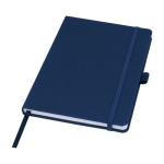 Recycled A5 notebook with lined pages Marksman® Honhua navy-blue colour