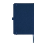 Recycled A5 notebook with lined pages Marksman® Honhua navy-blue colour