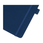 Recycled A5 notebook with lined pages Marksman® Honhua navy-blue colour