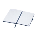 Recycled A5 notebook with lined pages Marksman® Honhua navy-blue colour