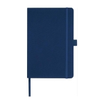 Recycled A5 notebook with lined pages Marksman® Honhua navy-blue colour