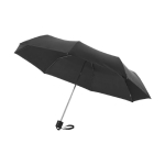 Small foldable umbrella with case, Ø97 black colour