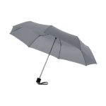 Small foldable umbrella with case, Ø97 grey colour