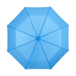 Small foldable umbrella with case, Ø97 light blue colour