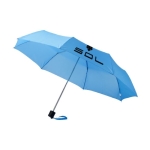 Small foldable umbrella with case, Ø97 light blue colour