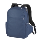 Backpack with laptop padding, 15’’ navy-blue colour