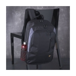 400D nylon backpack for employees, 17’’ black colour