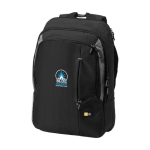 400D nylon backpack for employees, 17’’ black colour