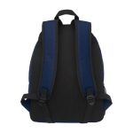 Recycled backpack in colours navy-blue colour