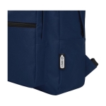 Recycled backpack in colours navy-blue colour