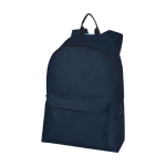 Recycled polyester backpack with GRS navy-blue colour