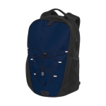 Polyester backpack with several pockets, 15.6’’ navy-blue colour