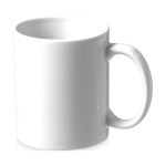 White sublimation mugs, dishwasher-safe, 330 ml white colour