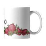 White sublimation mugs, dishwasher-safe, 330 ml white colour