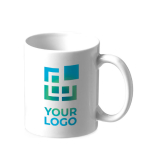 White sublimation mugs, dishwasher-safe, 330 ml