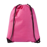 Non-woven drawstring backpack 80 g/m² fuchsia colour