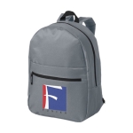 High-quality polyester backpack, 600D grey colour