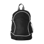 Bicolor large-capacity polyester and PP backpack black colour