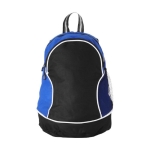 Bicolor large-capacity polyester and PP backpack royal blue colour