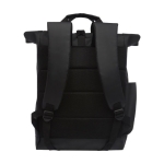 Modern waterproof backpack for 15'' laptop black colour