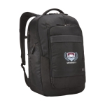 Laptop backpack with trolley sleeve, 17.3'' black colour